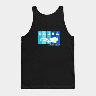 Scuba - Embrace the Sea | Scuba diving | Ocean lovers | Diving | Freediver | Freediving Tank Top